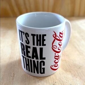 Vintage Coca Cola White Mug